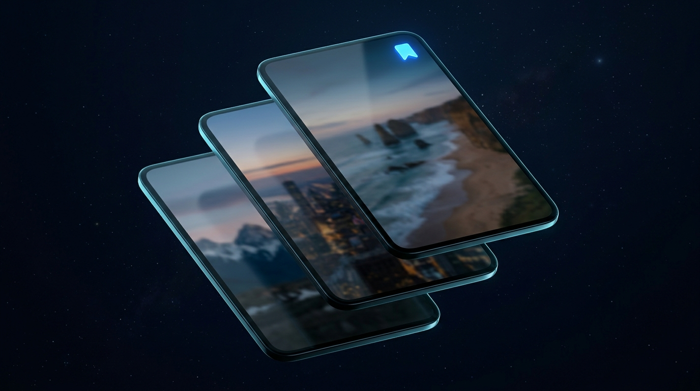 Creator shot list screen with filming locations and tips